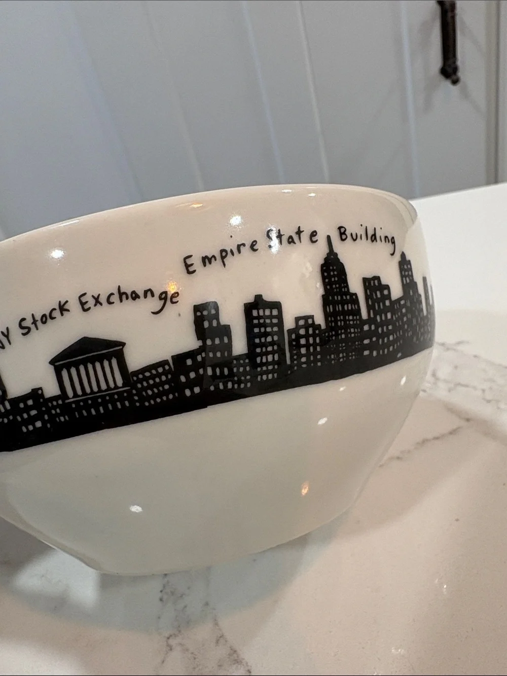 FISHS EDDY New York City Ceramic Skyline Bowl